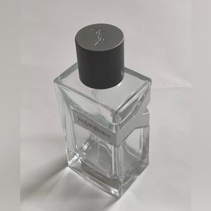 EMPTY YSL “Y” Cologne Perfume Spray Bottle Yves Saint Laurent 3.3oz Pre- Owned